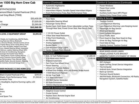 New 2026 RAM 1500 Big Horn AWD/4WD image 26