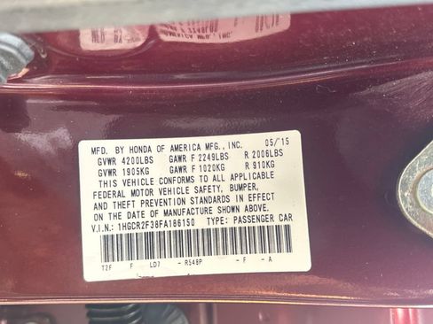 Used 2015 Honda Accord LX image 37