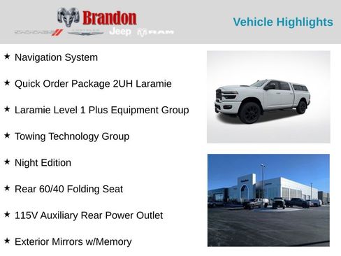 Used 2025 RAM 2500 Laramie w/ Night Edition AWD/4WD image 2