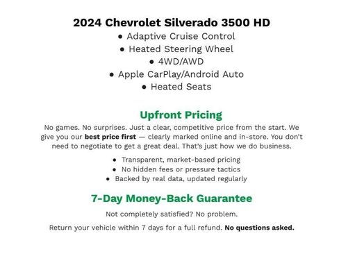 Used 2024 Chevrolet Silverado 3500 High Country w/ Technology Package AWD/4WD image 2