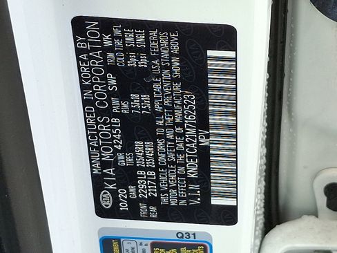 Used 2021 Kia Seltos SX w/ SX Sunroof Package image 26