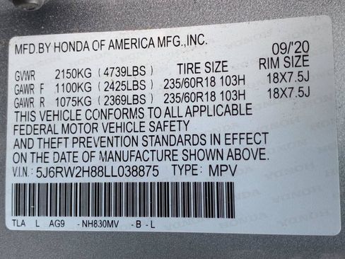 Used 2020 Honda CR-V EX-L image 44