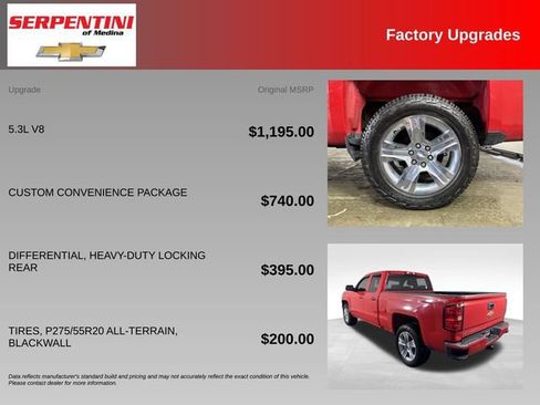 Used 2017 Chevrolet Silverado 1500 Custom w/ Custom Convenience Package AWD/4WD image 5