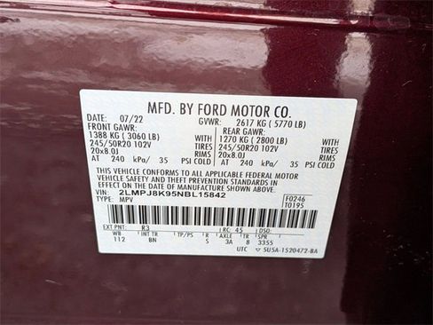 Used 2022 Lincoln Nautilus Reserve image 28