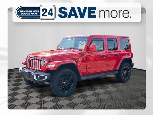 Used 2021 Jeep Wrangler Unlimited Sahara w/ Cold Weather Group AWD/4WD image 1