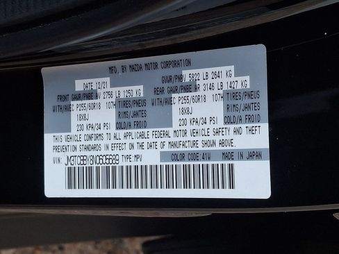 Used 2022 MAZDA CX-9 Sport AWD/4WD image 27
