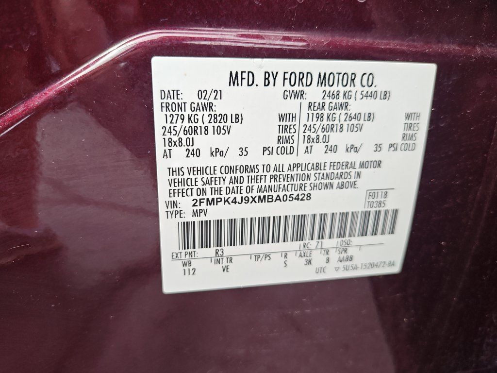 Used 2021 Ford Edge SEL AWD/4WD image 24