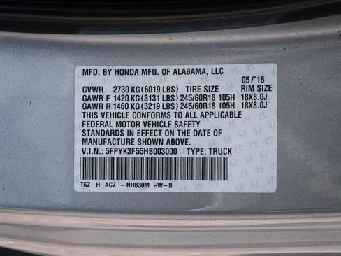 Used 2017 Honda Ridgeline RTL image 37