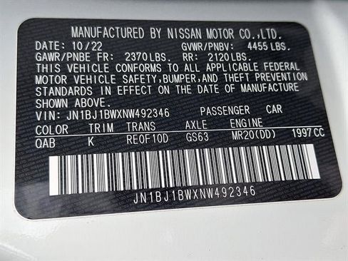 Used 2022 Nissan Rogue Sport SV w/ Technology Package image 27