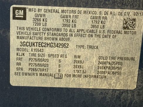 Used 2017 Chevrolet Silverado 1500 High Country image 26