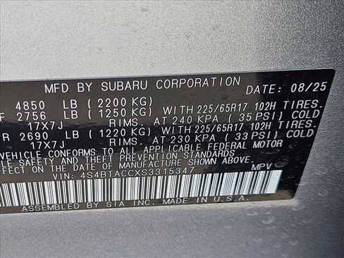 New 2025 Subaru Outback Premium w/ Popular Package #1A image 17