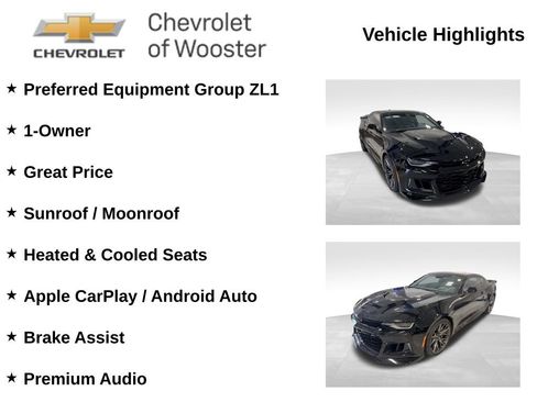 Used 2024 Chevrolet Camaro ZL1 RWD image 2