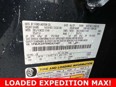 Used 2022 Ford Expedition Max Limited image 21
