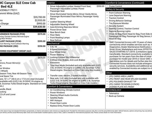 Used 2018 GMC Canyon SLE w/ SLE Convenience Package image 31