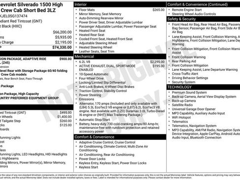 Used 2025 Chevrolet Silverado 1500 High Country AWD/4WD image 10