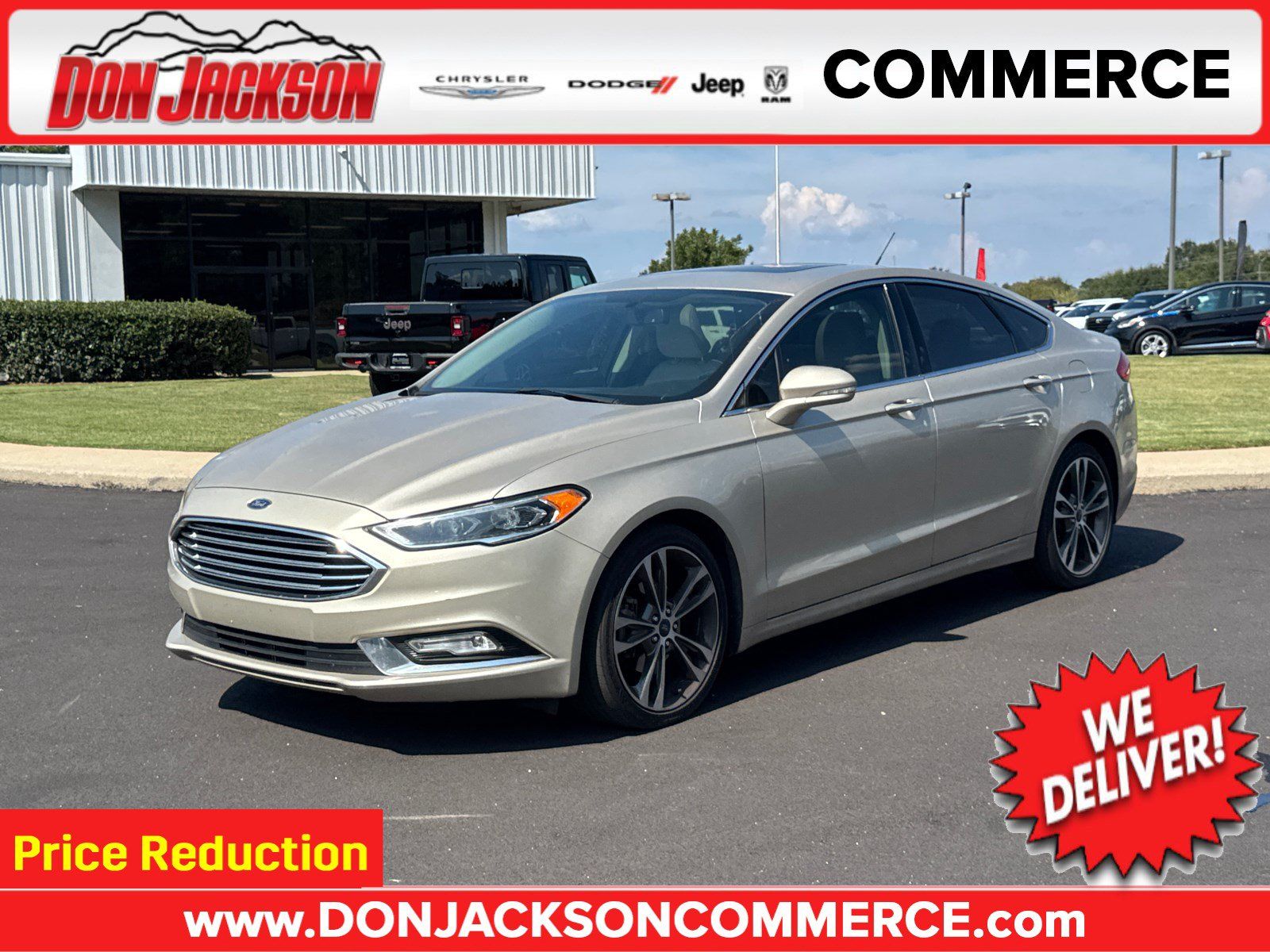 Used 2017 Ford Fusion Titanium FWD image 1