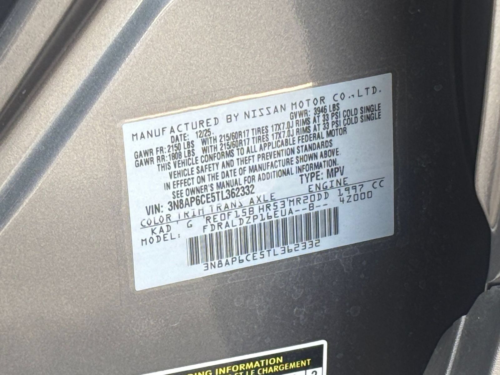 Used 2026 Nissan Kicks SV w/ Cold Weather Package FWD image 27