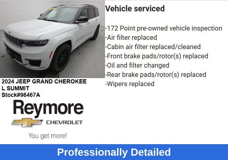 Used 2024 Jeep Grand Cherokee L Summit AWD/4WD image 69