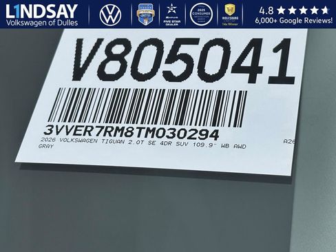 New 2026 Volkswagen Tiguan SE image 21