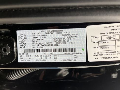 Used 2025 Ford F150 XLT w/ Equipment Group 301A Standard image 38