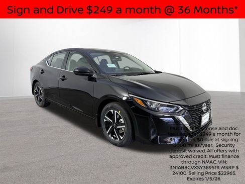 New 2025 Nissan Sentra SV w/ All-Weather Package image 3