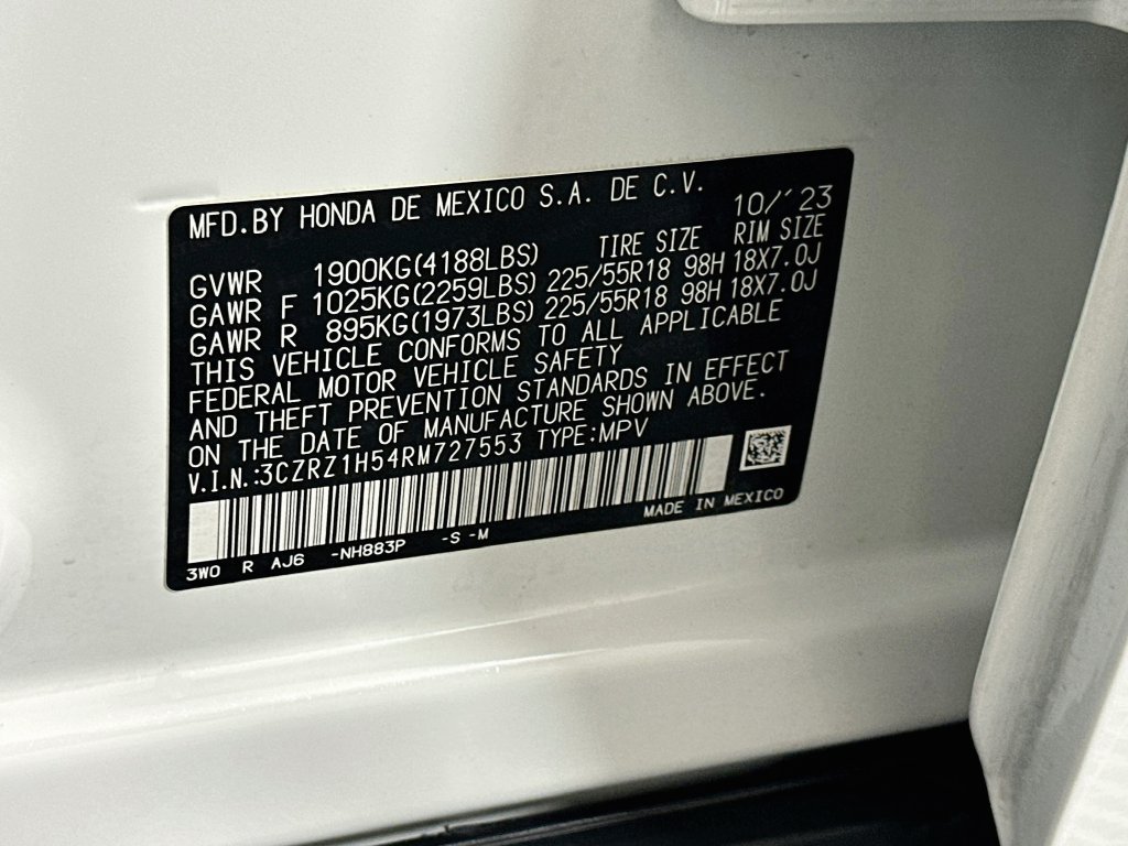 Certified 2024 Honda HR-V Sport image 30