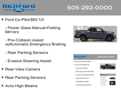 Used 2025 Ford Maverick XLT w/ Equipment Group 302A AWD/4WD image 89