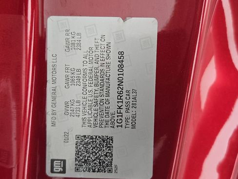 Used 2022 Chevrolet Camaro ZL1 RWD image 36