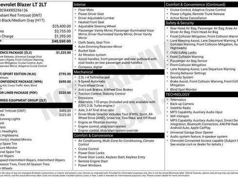 Used 2024 Chevrolet Blazer LT w/ Convenience Package FWD image 14