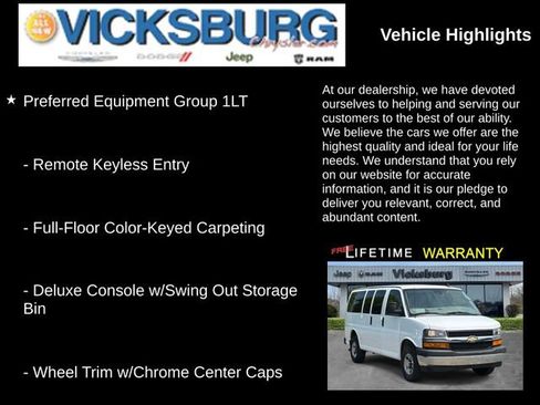 Used 2020 Chevrolet Express 2500 LT w/ LT Preferred Equipment Group RWD image 19