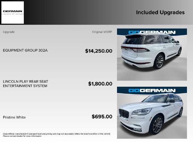 Used 2021 Lincoln Aviator Grand Touring w/ Equipment Group 302A AWD/4WD image 25