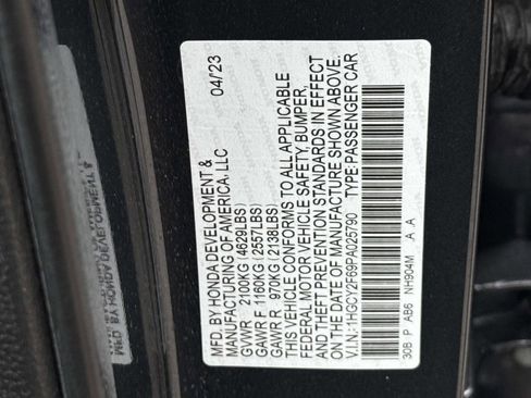Certified 2023 Honda Accord EX-L image 31
