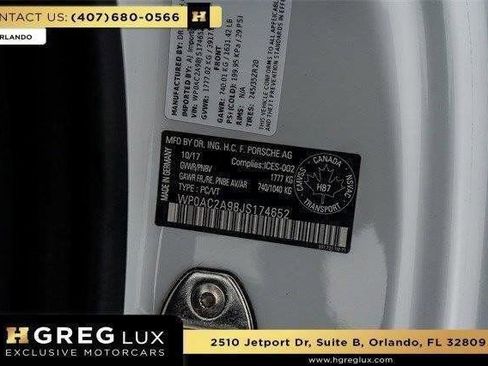 Used 2018 Porsche 911 GT3 RWD image 51