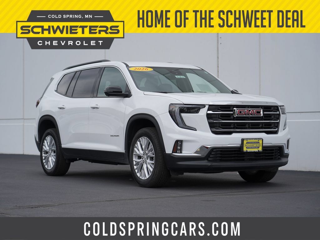 Certified 2026 GMC Acadia Elevation w/ Elevation Premium Package AWD/4WD image 1