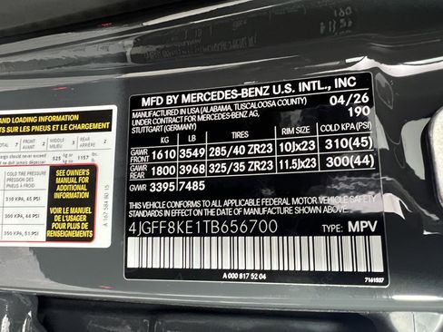 New 2026 Mercedes-Benz GLS 63 AMG 4MATIC image 36