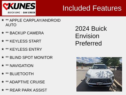 Used 2024 Buick Envision Preferred AWD/4WD image 2