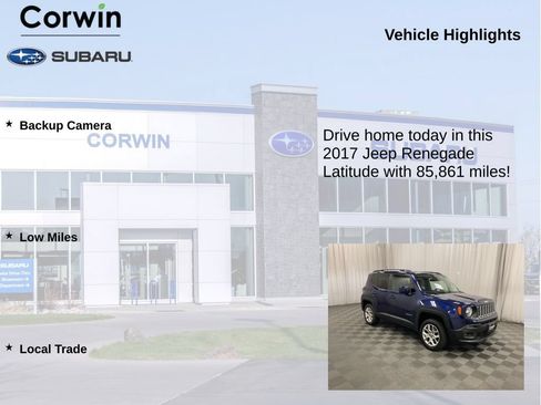 Used 2017 Jeep Renegade Latitude w/ Cold Weather Group AWD/4WD image 6