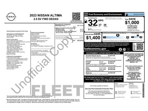 Used 2023 Nissan Altima 2.5 SV FWD image 37