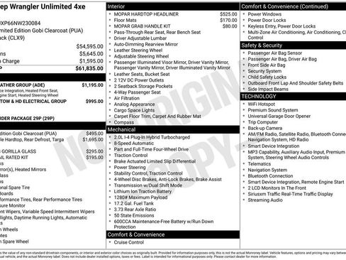Used 2022 Jeep Wrangler Unlimited Sahara w/ Cold Weather Group AWD/4WD image 6