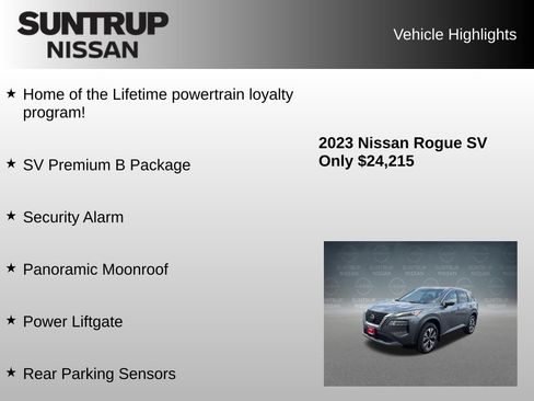 Used 2023 Nissan Rogue SV w/ SV Premium B Package AWD/4WD image 8