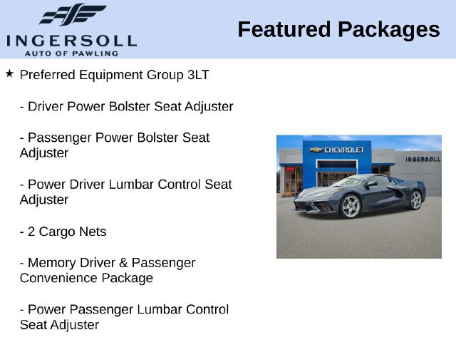 Used 2020 Chevrolet Corvette Stingray Premium Cpe w/ 3LT Preferred Equipment Group RWD image 15