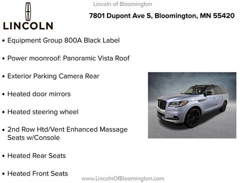 Certified 2023 Lincoln Navigator L Black Label AWD/4WD image 9