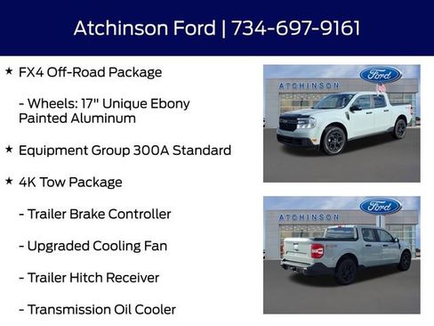 Certified 2024 Ford Maverick XLT w/ Equipment Group 300A Standard image 16