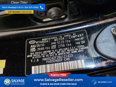 Used 2011 Hyundai Genesis 4.6 RWD image 16