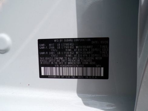 New 2026 Subaru Crosstrek 2.0i Premium AWD/4WD image 32