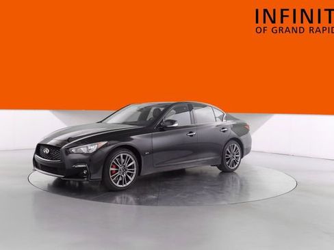 Used 2023 INFINITI Q50 Red Sport 400 w/ Black Opal Edition image 3