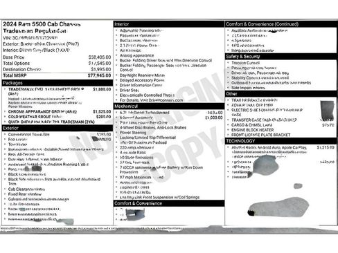 Used 2024 RAM 5500 Tradesman AWD/4WD image 41