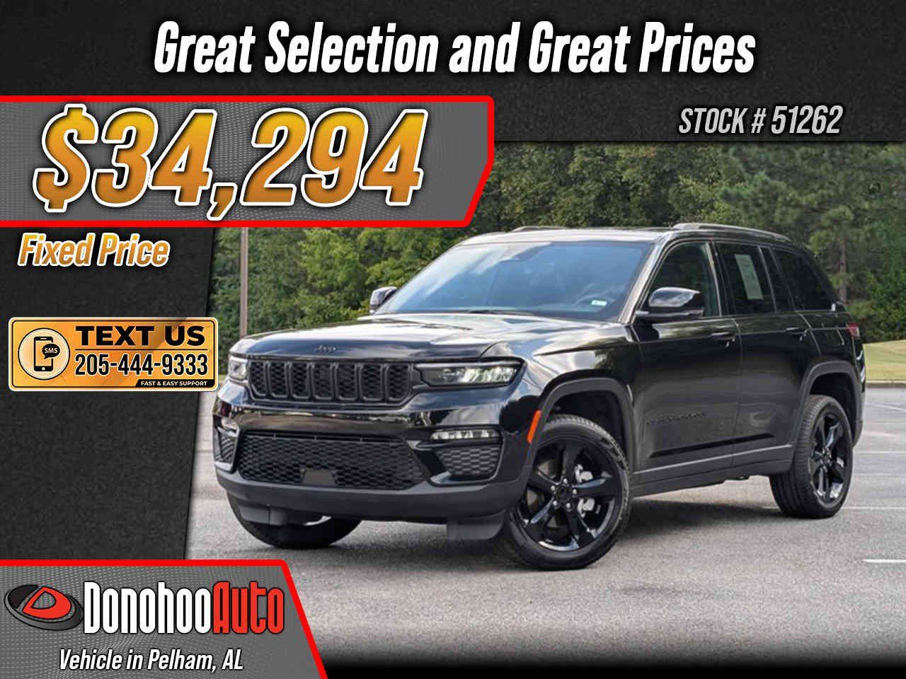Used 2025 Jeep Grand Cherokee Limited w/ Black Appearance Package RWD image 1