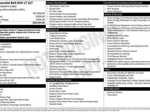 Used 2023 Chevrolet Bolt EUV LT image 2