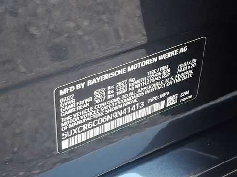 Certified 2022 BMW X5 xDrive40i w/ M Sport Package image 28